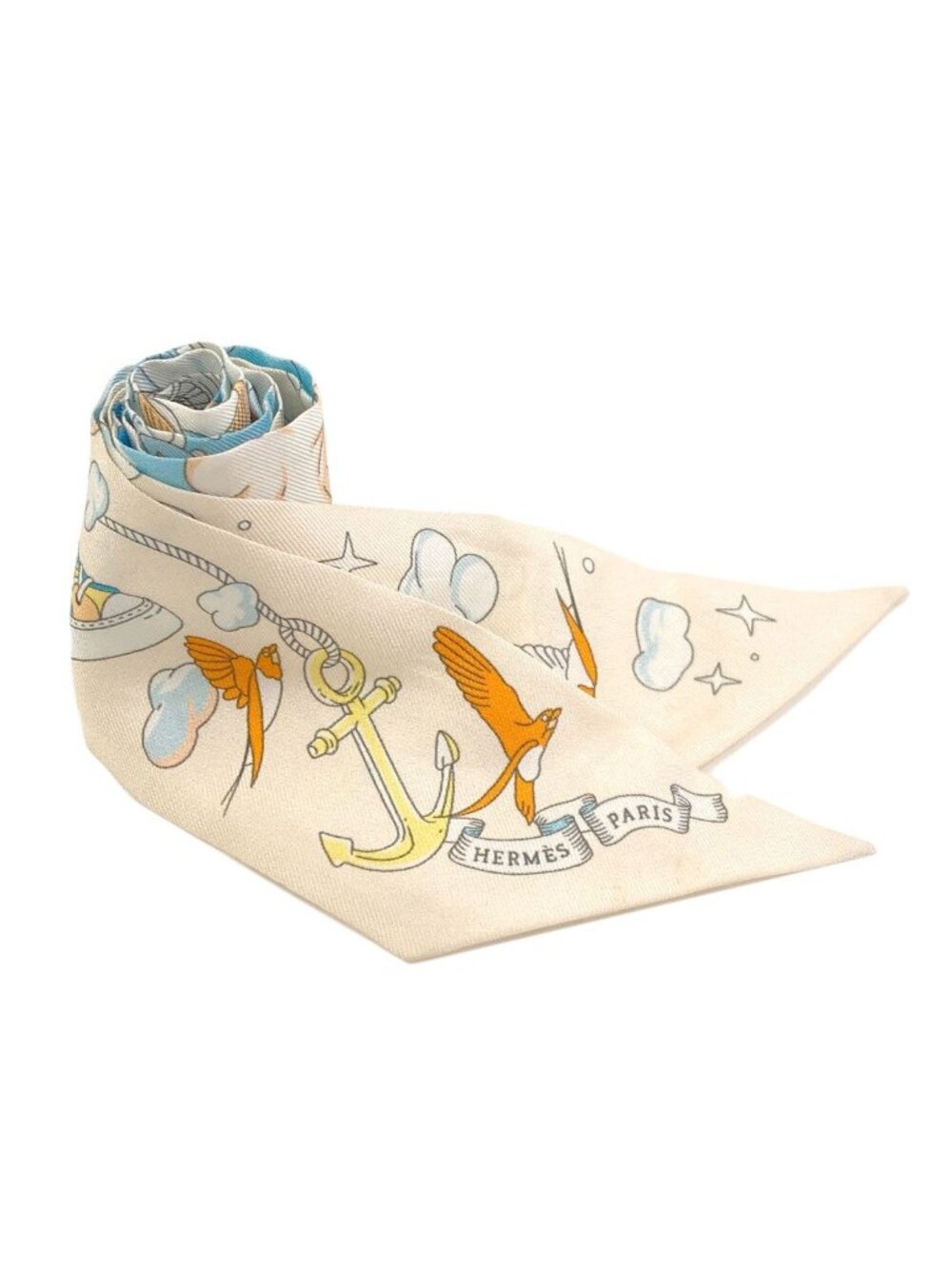 Hermes Twilly Scarf Silk